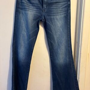 KanCan Women's Blue Flare Jeans